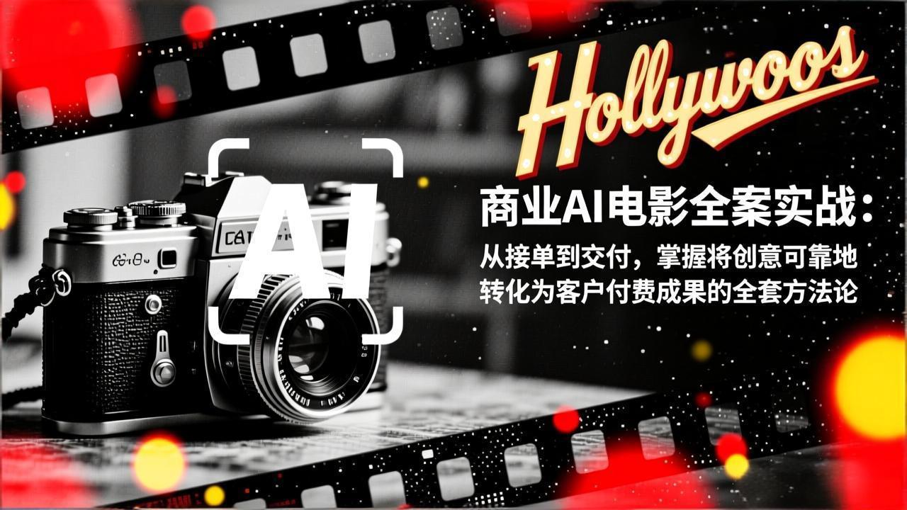 商业AI电影全案实战：从接单到交付，掌握将创意可靠地转化为客户付费成果的全套方法论-聊项目