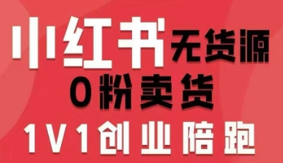 小红书无货源0粉电商课，开店准备、选品策略、笔记撰写、视频剪辑、数据分析、账号打造、资料文档(更新26年4月20日)-聊项目
