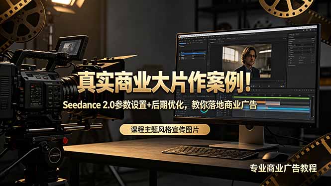 真实商业大片作案例！Seedance 2.0参数设置+后期优化，教你落地商业广告-聊项目