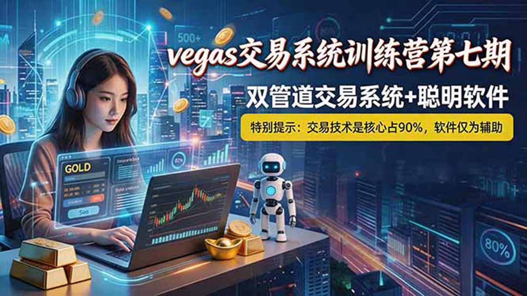 【海外美金AI搬砖】Vegas交易技术+聪明软件， 黄金期货日赚50-1000U， 长期稳定，小白轻松上手-聊项目