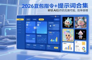 2026豆包指令+提示词合集,解锁AI创作的无限可能,效率倍增-聊项目
