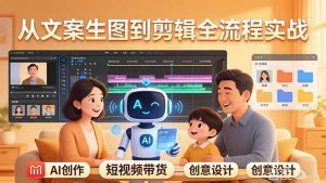 原创 AI 剧情短视频带货:AI+家庭剧情+带货广告,从文案生图到剪辑全流程实战-聊项目