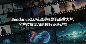 Seedance2.0从动漫爽剧到商业大片,全方位解读AI影视行业新动向-聊项目