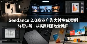 Seedance 2.0商业广告大片生成案例详细讲解|从实操到落地全拆解-聊项目