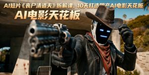 AI短片《丧尸清道夫》拆解课,10天打造国产AI电影天花板-聊项目