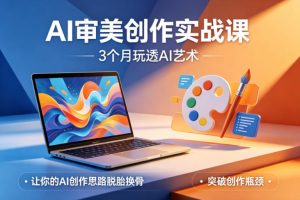 AI审美创作实战课,3个月玩透AI艺术,让你的AI创作思路脱胎换骨,突破创作瓶颈(更新0706)-聊项目