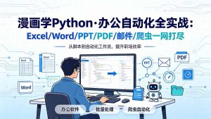 漫画学Python·办公自动化全实战:Excel/Word/PPT/PDF/邮件/爬虫一网打尽-聊项目